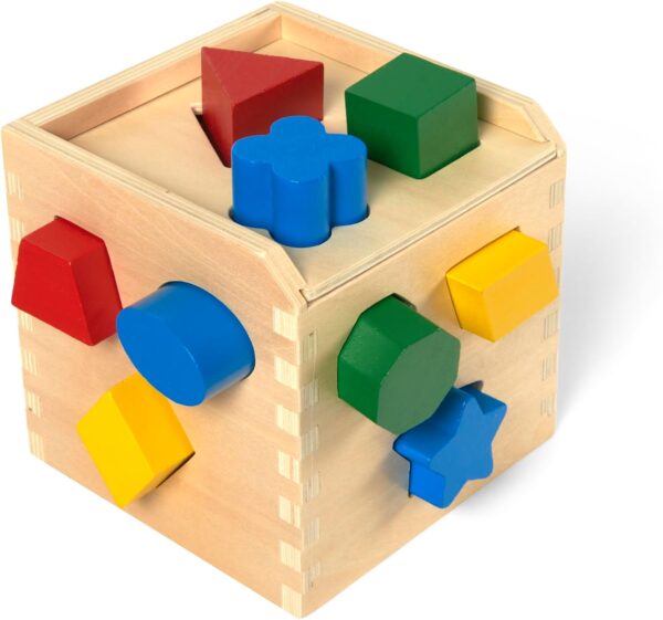 Classic Wooden Toy With 12 Shapes - Image 4