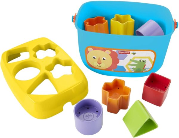 Baby's First Blocks Set of 10 Shapes for Sorting Play - Image 4