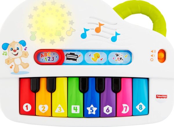 Laugh & Learn Silly Sounds Light-Up Piano Musical Instrument with Learning Songs