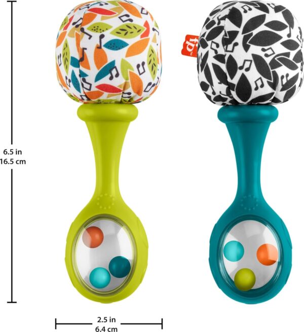 Rattle 'n Rock Maracas, 2 Soft Musical Instruments - Image 4