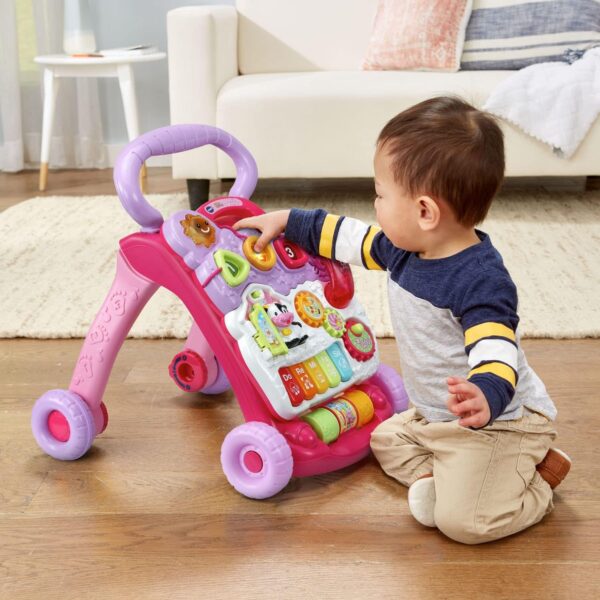 Sit-to-Stand Learning Walker, Pink - Image 2