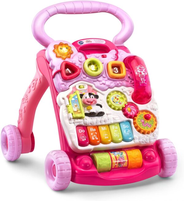 Sit-to-Stand Learning Walker, Pink - Image 6
