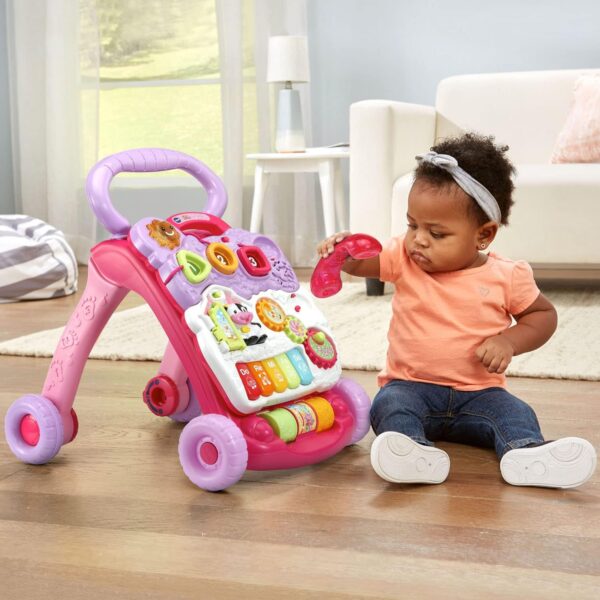 Sit-to-Stand Learning Walker, Pink - Image 3