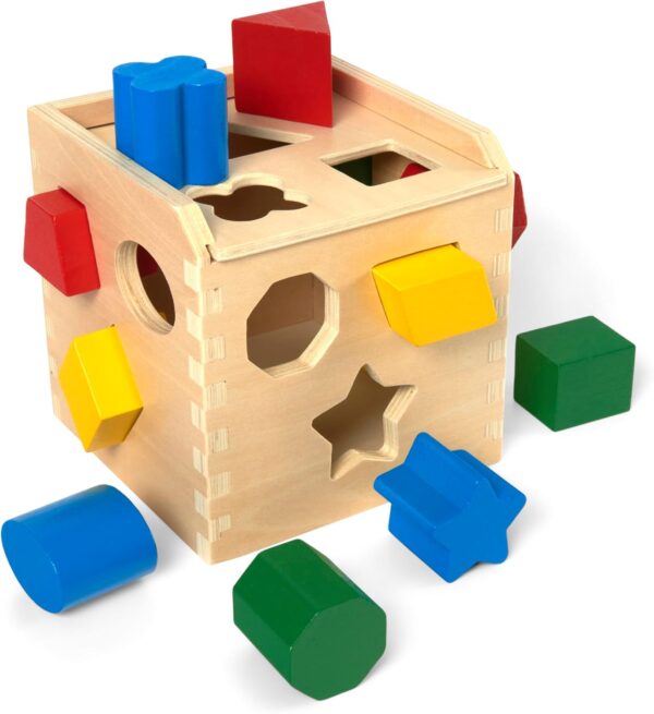 Classic Wooden Toy With 12 Shapes