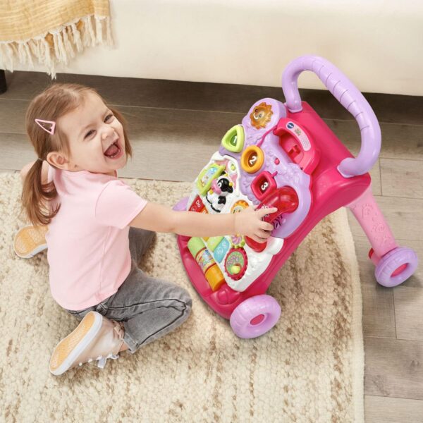 Sit-to-Stand Learning Walker, Pink - Image 5