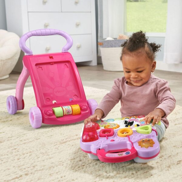 Sit-to-Stand Learning Walker, Pink - Image 4
