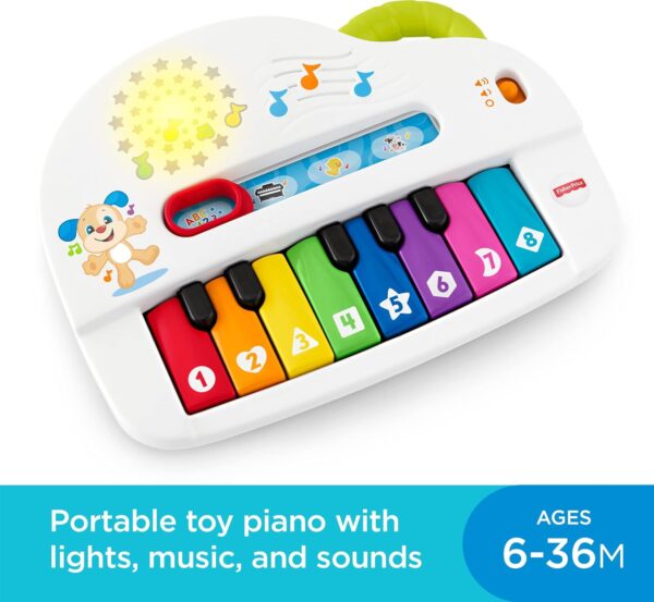 Laugh & Learn Silly Sounds Light-Up Piano Musical Instrument with Learning Songs - Image 5