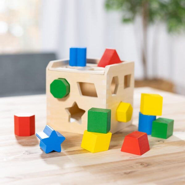 Classic Wooden Toy With 12 Shapes - Image 2