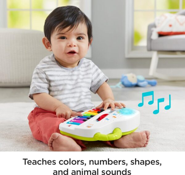 Laugh & Learn Silly Sounds Light-Up Piano Musical Instrument with Learning Songs - Image 3