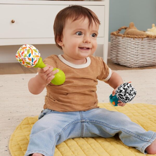 Rattle 'n Rock Maracas, 2 Soft Musical Instruments - Image 2