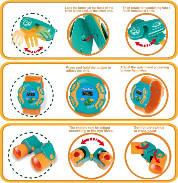 Pop Up Tent with Kids Camping Gear Set - Image 5